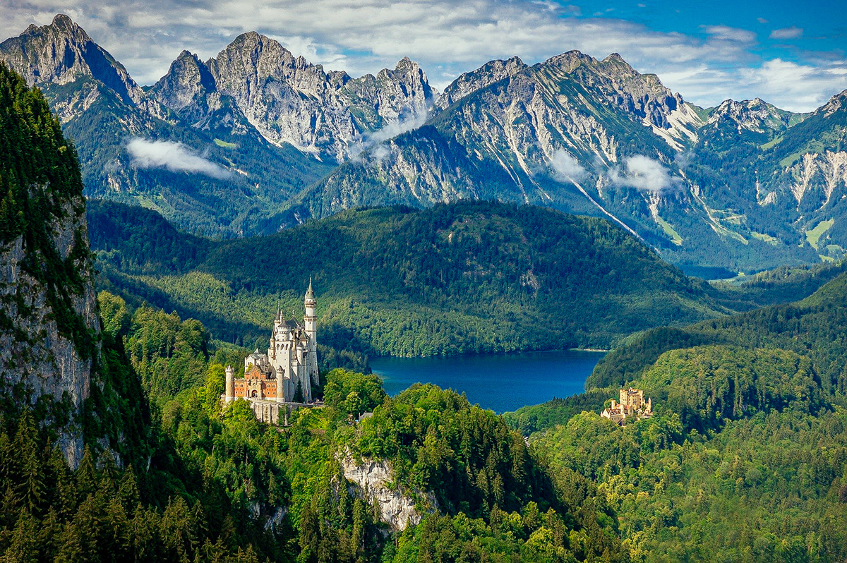 Schloss Neuschwanstein Übersicht